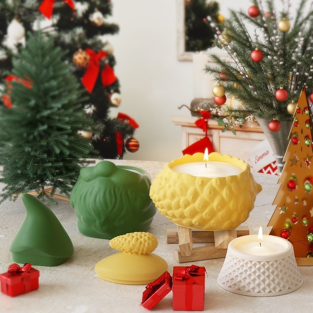 Molde de silicone para frasco  - Candle Making Jars With Lids avaliação e preço