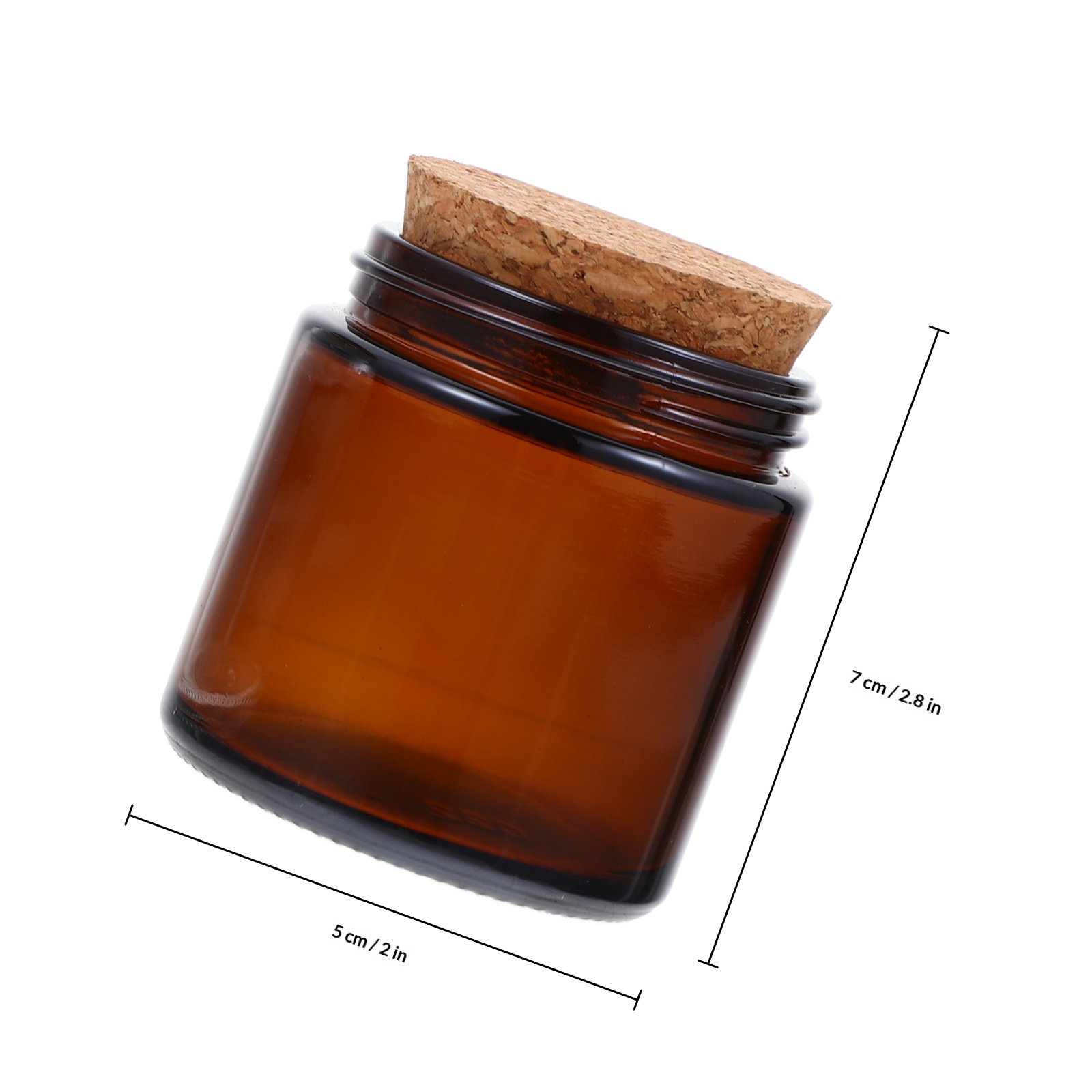 4 potes de vidro espesso com t - Candle Making Jars With Lids avaliação e preço